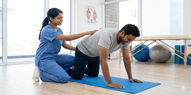 cat camel stretch exercise