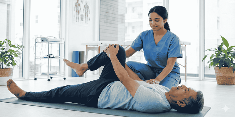 knee to chest stretch