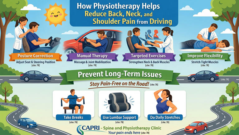 physiotherapy for driving pain